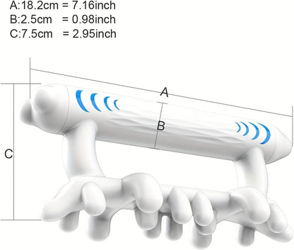 Ergonomic Fascia Massage Roller – Deep Tissue Trigger Point Tool for Cellulite, Myofascial Release, Lymphatic Drainage – Full Body Massager for Neck, Legs, Back, Calves – Handheld, Easy to Use